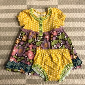 Matilda Jane dress with matching bloomers